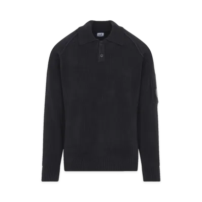 C.P. Company Total Eclipse Chenille Polo "Totaleclipse"