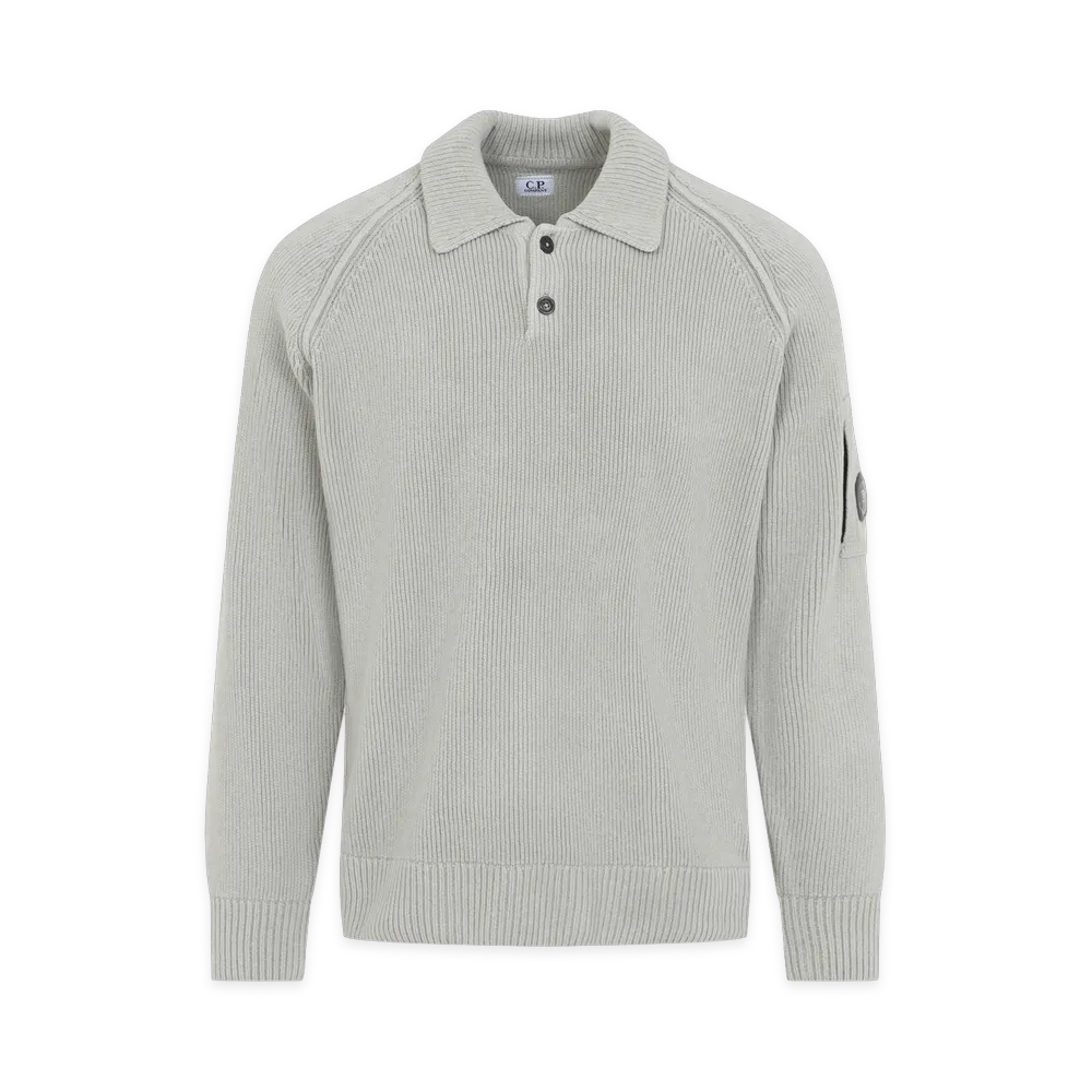 C.P. Company Flintgrey Chenille Polo "Flintgrey"
