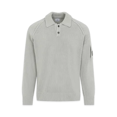 C.P. Company Flintgrey Chenille Polo "Flintgrey"