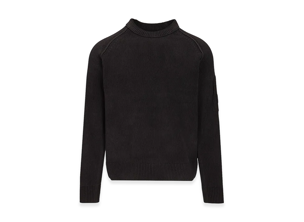 C.P. Company Sweater Made of Cotton Chenille "Blue"