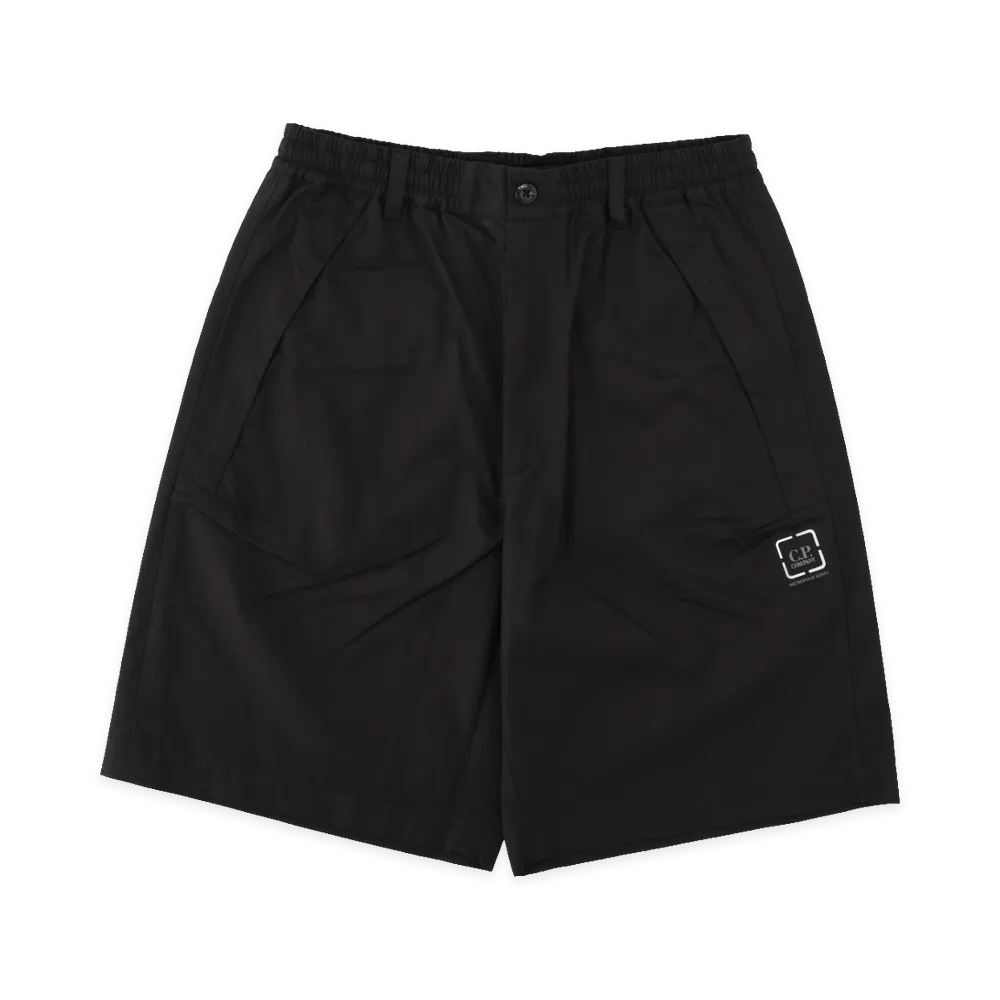 C.P. Company Shorts Metropolis Con Logo "Black"