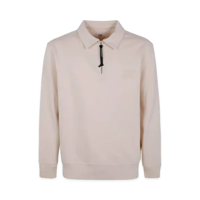 C.P. Company Sweatshirts Polo Collar "Nude/Neutrals"