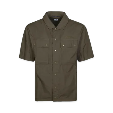 C.P. Company Short Sleeve Shirt Jacket "Green"
