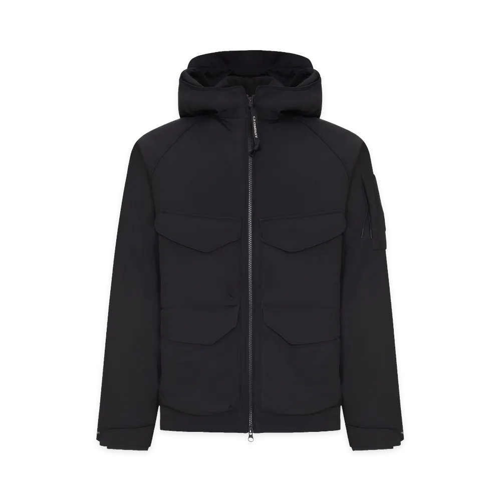 C.P. Company Cp Shell-R Padded Hooded Lens Jacket "Black"
