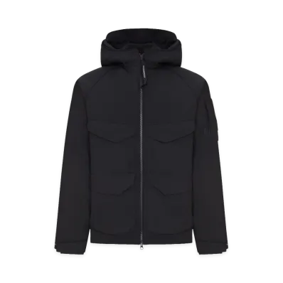C.P. Company Cp Shell-R Padded Hooded Lens Jacket "Black"