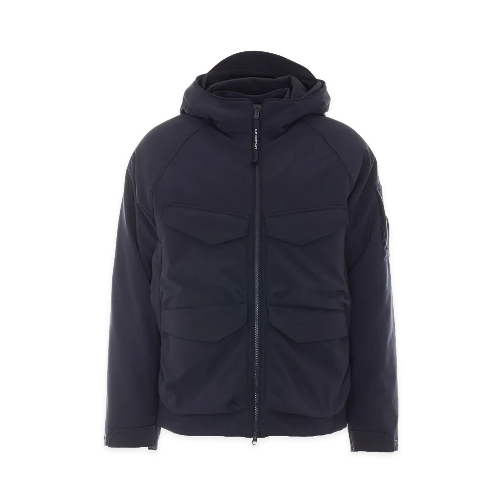 C.P. Company Total Eclipse Shell Padded Hooded Lens Jacket "Totaleclipse"