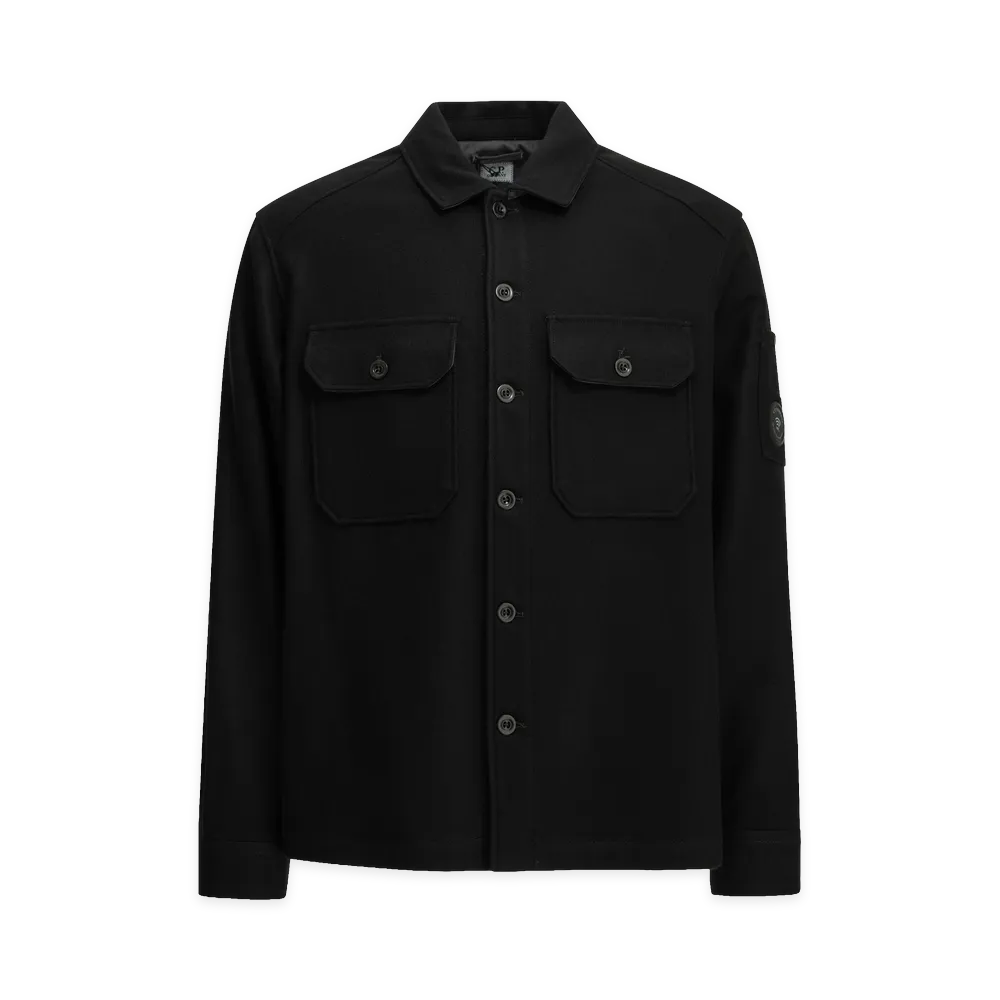 C.P. Company Lens Overshirt Jacket "Black"