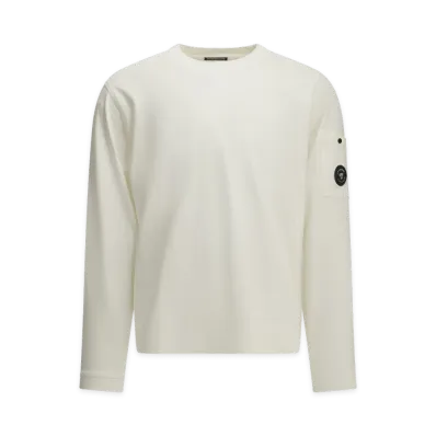 C.P. Company Crewneck T-Shirt with Logo "White"