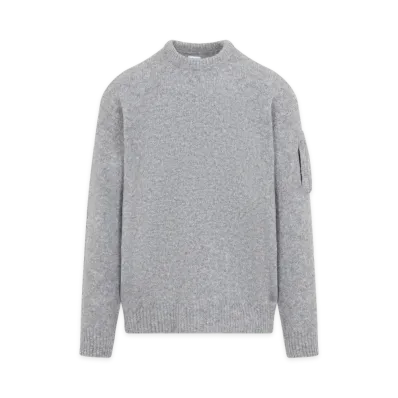 C.P. Company Rock Melange Knitwear Crew Neck "Gray"