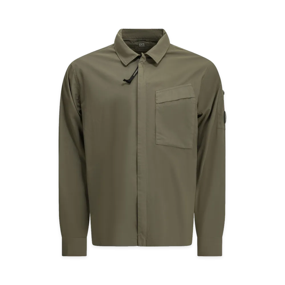 C.P. Company Overshirt Jacket with Logo "Green"
