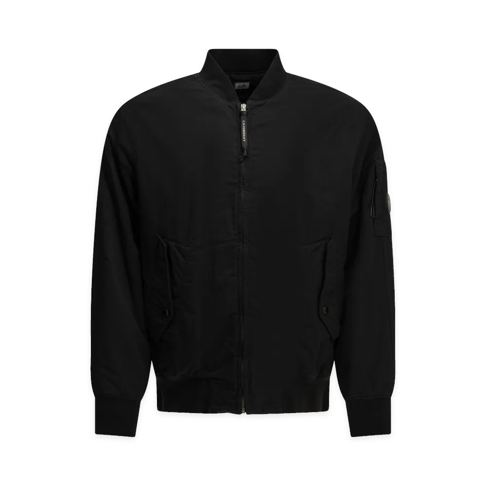 C.P. Company T-Flatt Lens Bomber Jacket "Black"