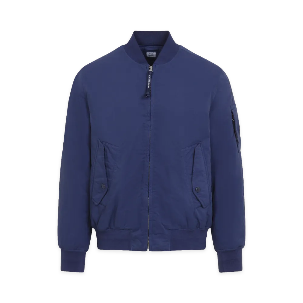C.P. Company Peacoat T-Flatt Padded Bomber Jacket "Blue"