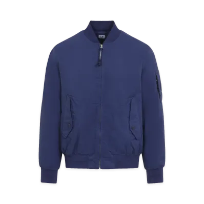 C.P. Company Peacoat T-Flatt Padded Bomber Jacket "Blue"