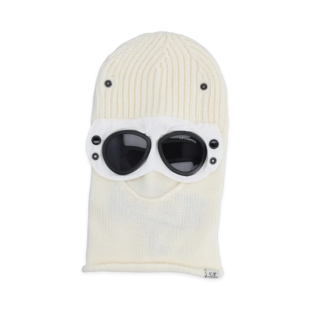 C.P. Company Balaclava Con Occhiale "White"