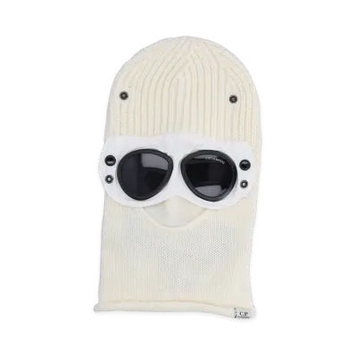 C.P. Company Balaclava Con Occhiale "White"