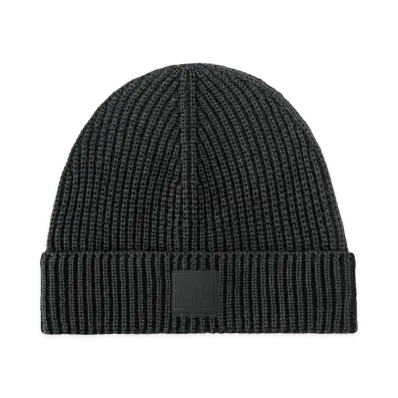 C.P. Company Berretto Metropolis Series in Lana Merino Extrafine "Black"