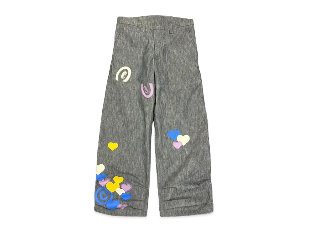 COIN PARKING DELIVERY CPD LOVE Patch Pants #9 "Gray"