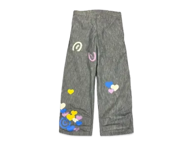 COIN PARKING DELIVERY CPD LOVE Patch Pants #9 "Gray"