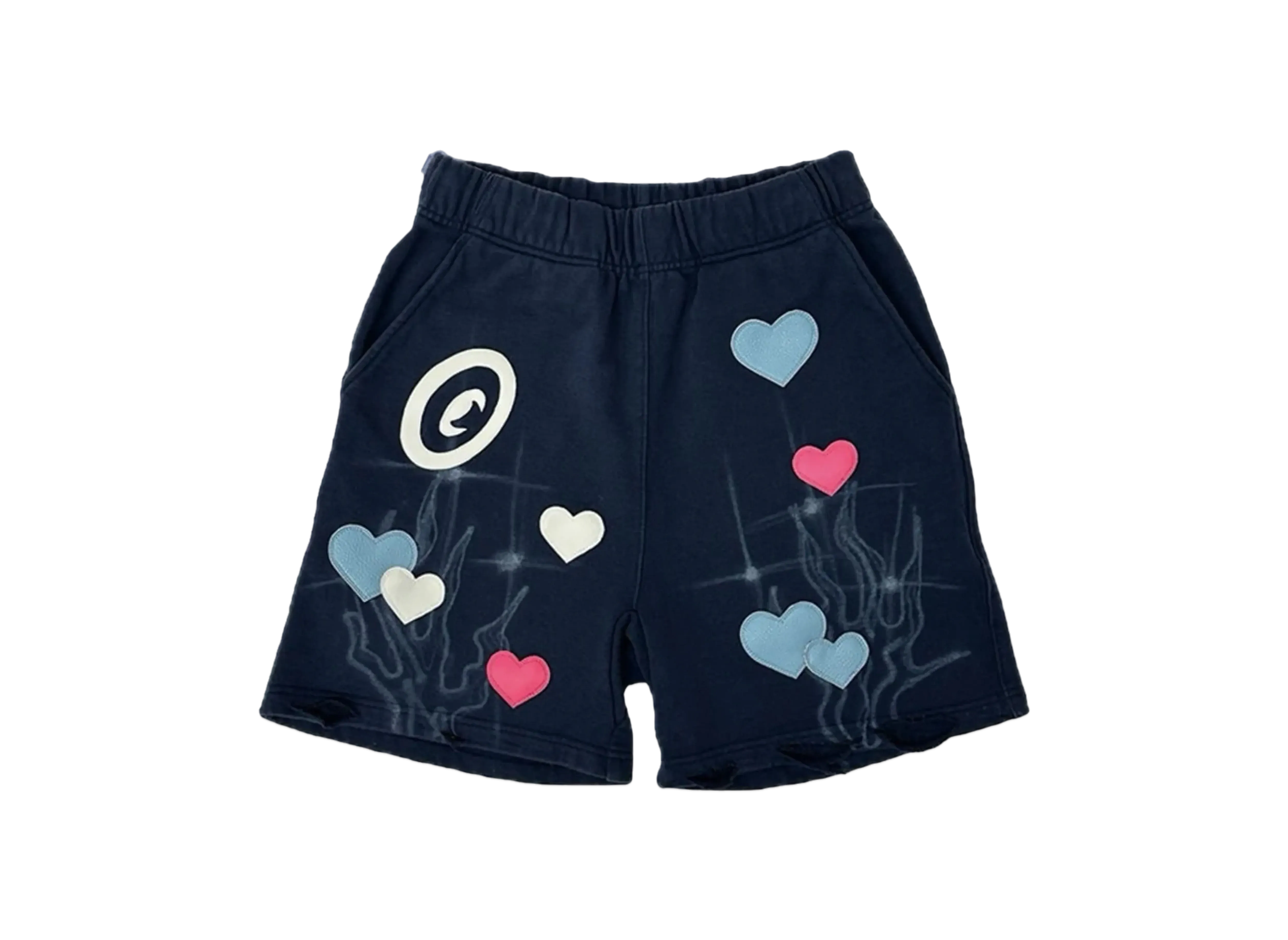 COIN PARKING DELIVERY CPD LOVE Patch Sweat Shorts "Black"