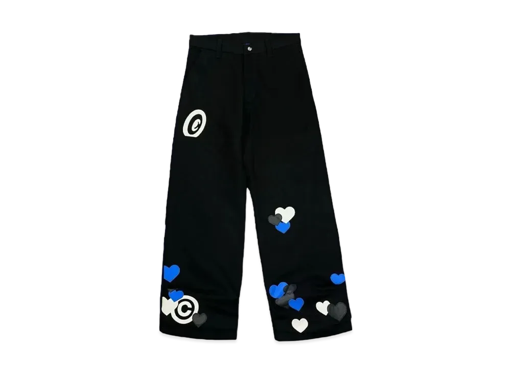 COIN PARKING DELIVERY CPD LOVE Patch Pants #11 "Black"