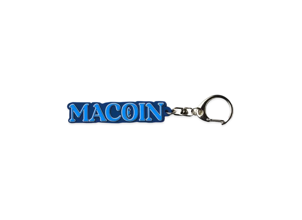 COIN PARKING DELIVERY MACOIN Rubber Key "Blue"