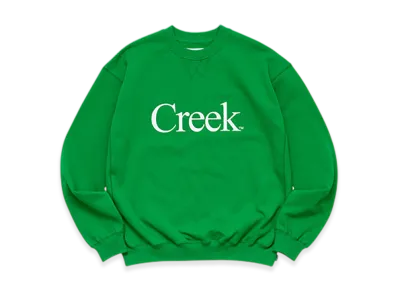 Creek Angler's Device x WHIMSY Logo Crewneck "Kelly Green"