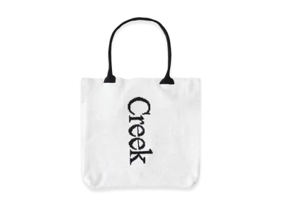 Creek Angler's Device x WHIMSY Knit Tote Bag "White/Black"