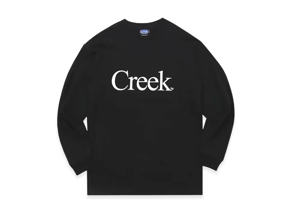 Creek Angler's Device x WHIMSY Logo L/S Tee "Black"