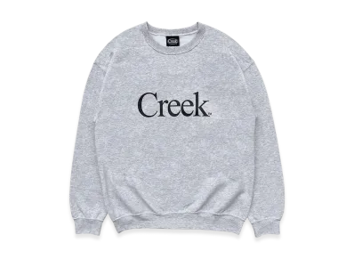 Creek Angler's Device Logo Crewneck "Grey"