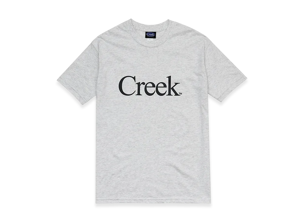 Creek Angler's Device Logo S/S Tee "Grey"