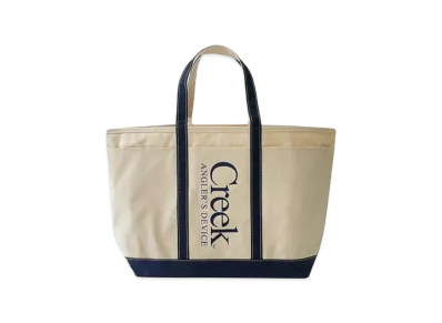 Creek Angler's Device x This is a(n) Field Tote L "White/Forest Green"
