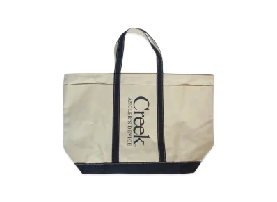 Creek Angler's Device x This is a(n) Field Tote XL "White/Forest Green"