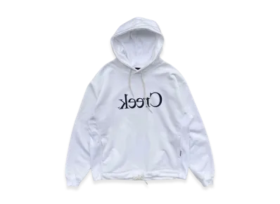 Creek Angler's Device x ALWAYTH Reverse Logo Hoodie "White"