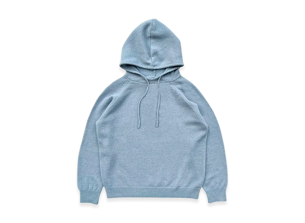 Creek Angler's Device Knit Hoodie "Light Blue"