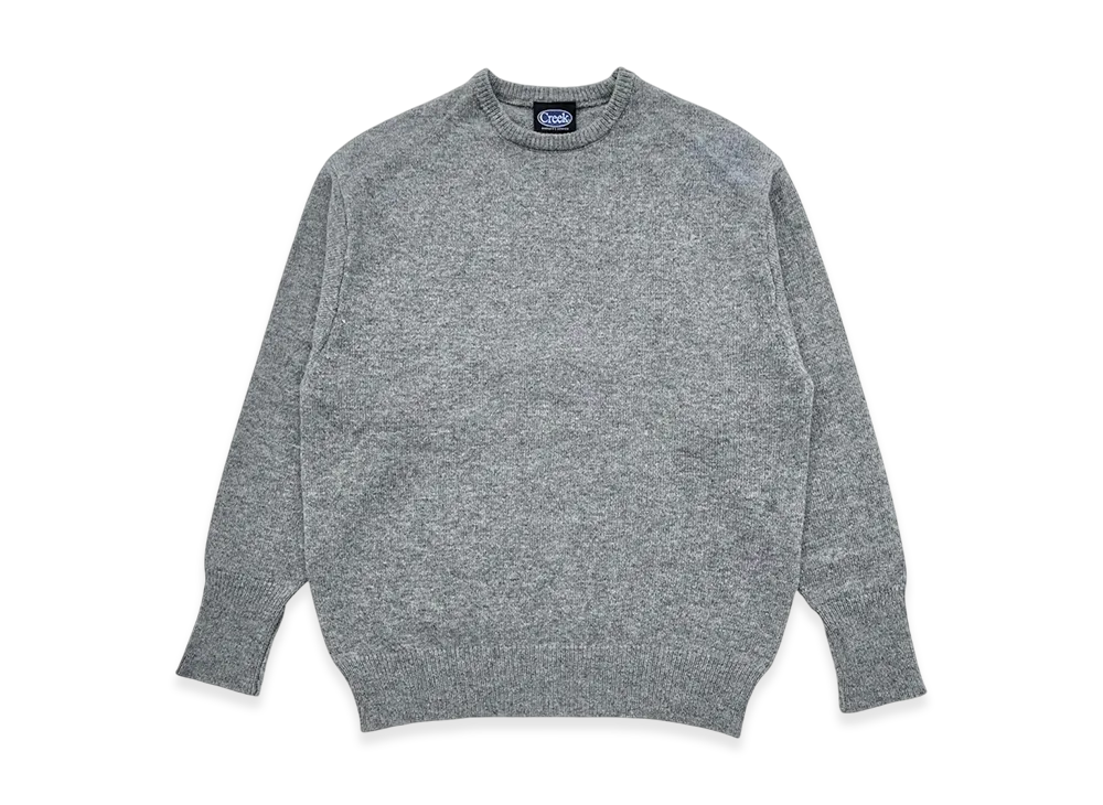 Creek Angler's Device Lambs Wool Knit "Grey"