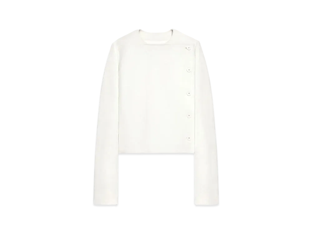 Courreges Buttoned Tailored Jacket "Natural Beige"
