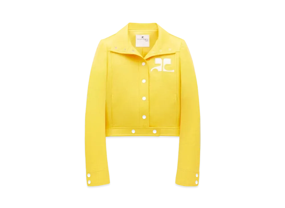 Courreges Reedition Vinyl Jacket "Yellow"