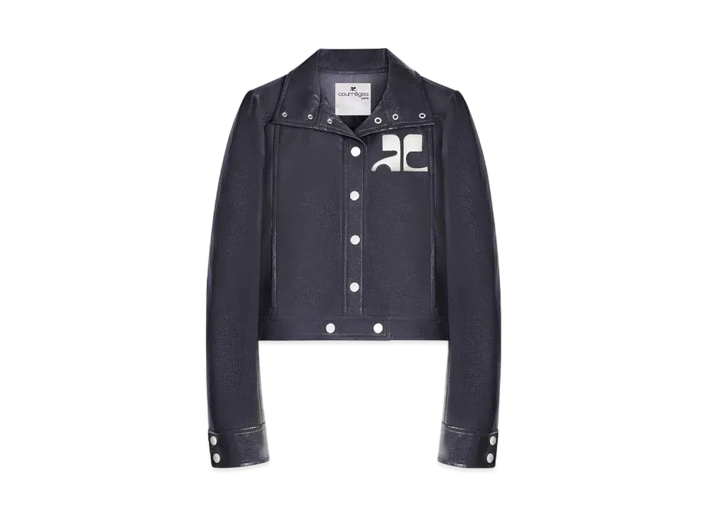 Courreges Reedition Vinyl Jacket "Denim"