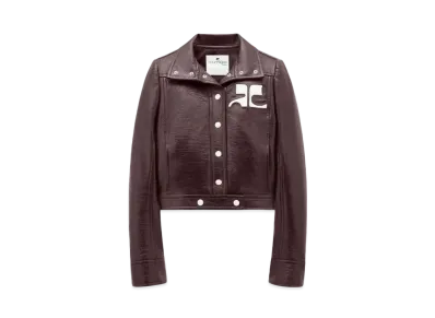 Courreges Reedition Vinyl Jacket "Burgundy"