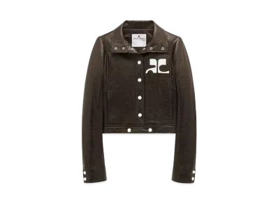 Courreges Reedition Vinyl Jacket "Chocolate"