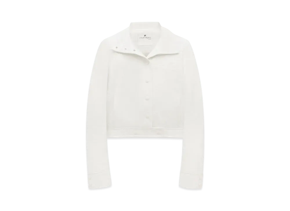 Courreges Reedition Vinyl Jacket "Heritage White"