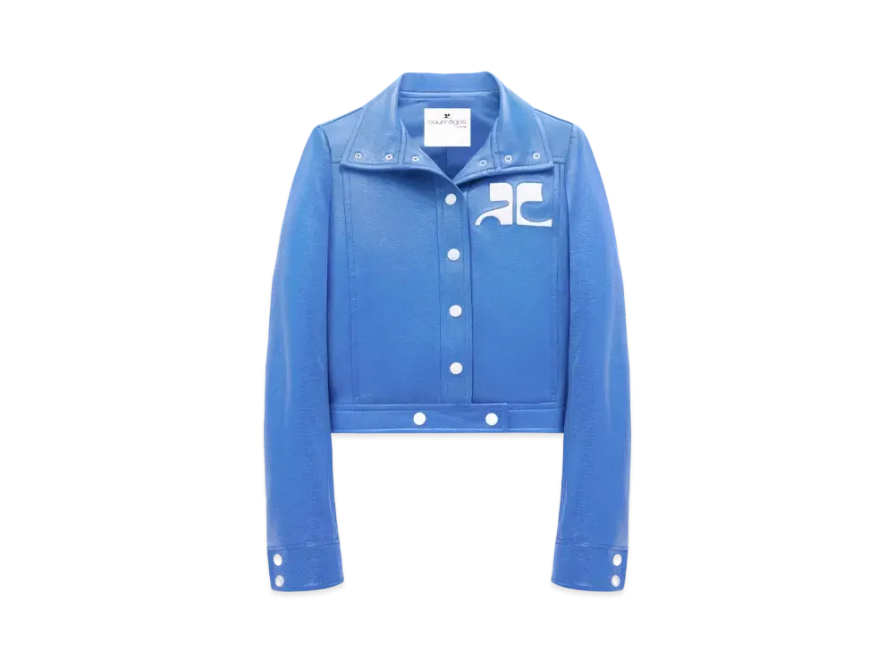 Courreges Reedition Vinyl Jacket "Blue"