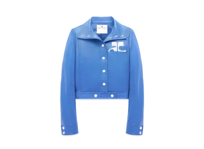Courreges Reedition Vinyl Jacket "Blue"