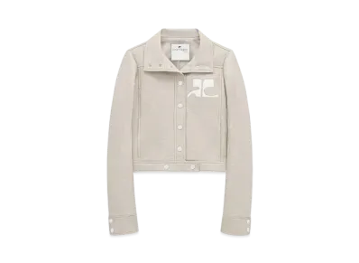 Courreges Reedition Vinyl Jacket "Mastic Grey"