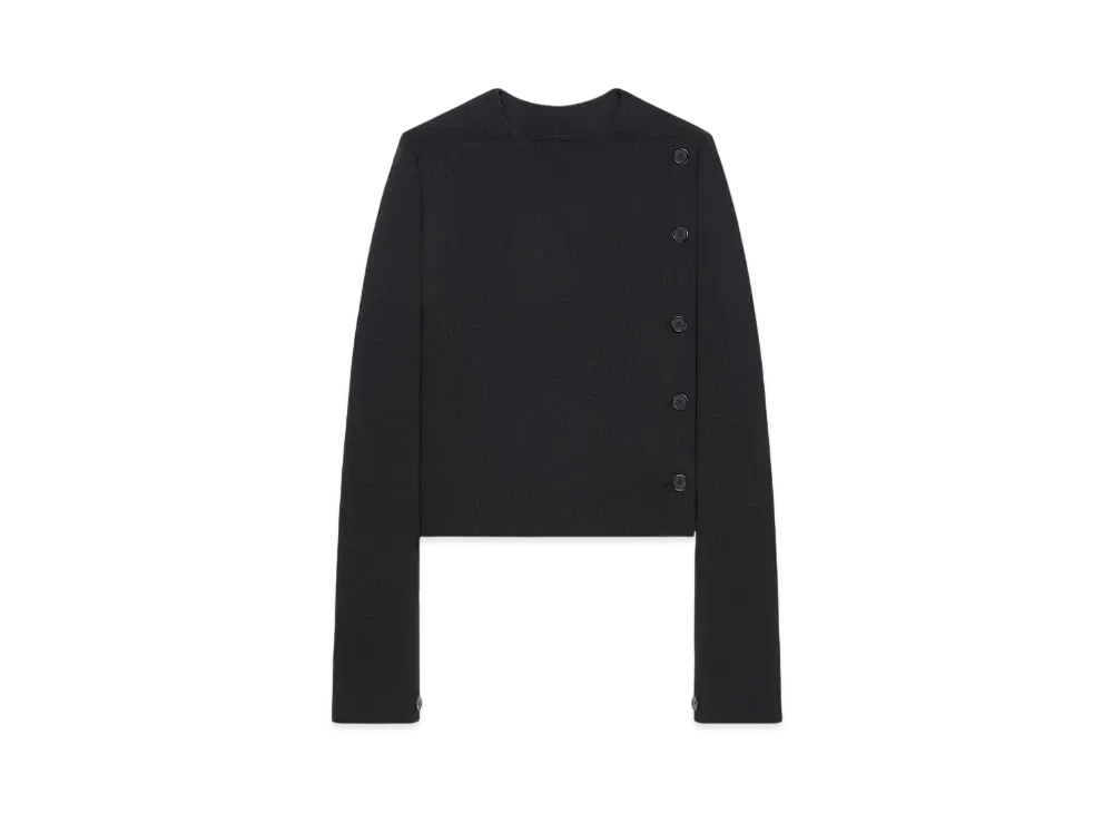 Courreges Buttoned Tailored Jacket "Black"