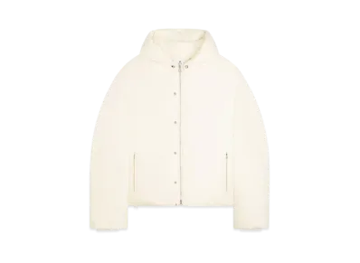 Courreges Hooded Puffer Jacket "Natural Beige"