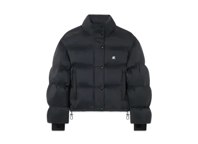 Courreges Cropped Puffer Jacket "Black"