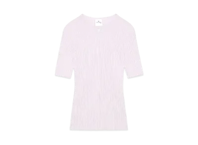 Courreges Solar Light Rib Sweater "Mist"