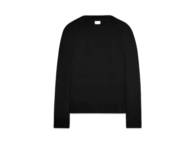Courreges Wool Sweater With Drap Behind The Back "Black"
