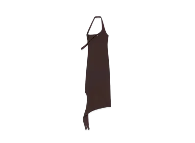 Courreges Undressed Light Knit Dress "Chocolate"